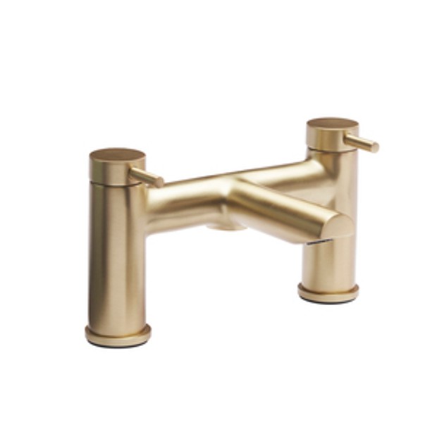 Storm Nova Deck Mounted Bath Filler Brushed Brass 1065266 Storm Nova Deck Mounted Bath Filler Brushed Brass 1065266