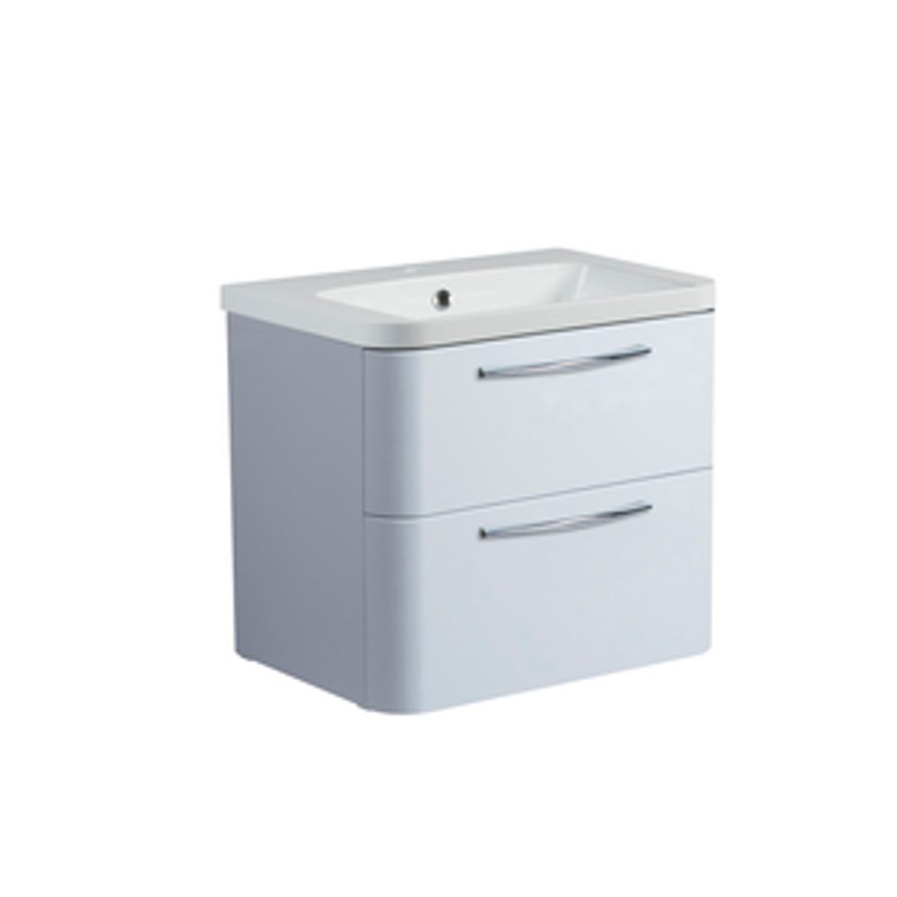 System 600 Wall Mounted Basin Unit Light Grey 1064905 slide image System 600 Wall Mounted Basin Unit Light Grey 1064905 slide image
