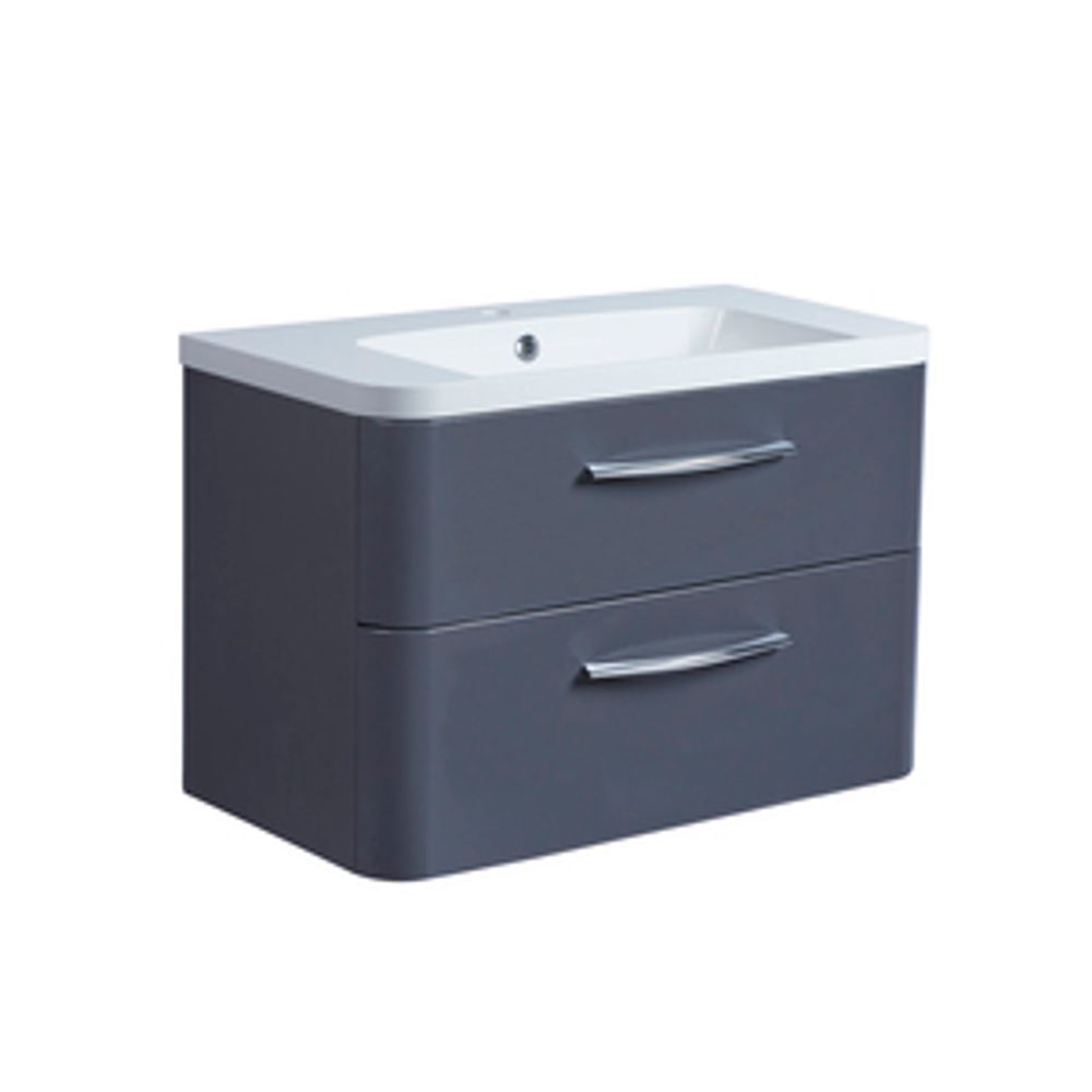 System 800 Wall Mounted Basin Unit Matt Carbon 1064526 slide image System 800 Wall Mounted Basin Unit Matt Carbon 1064526 slide image