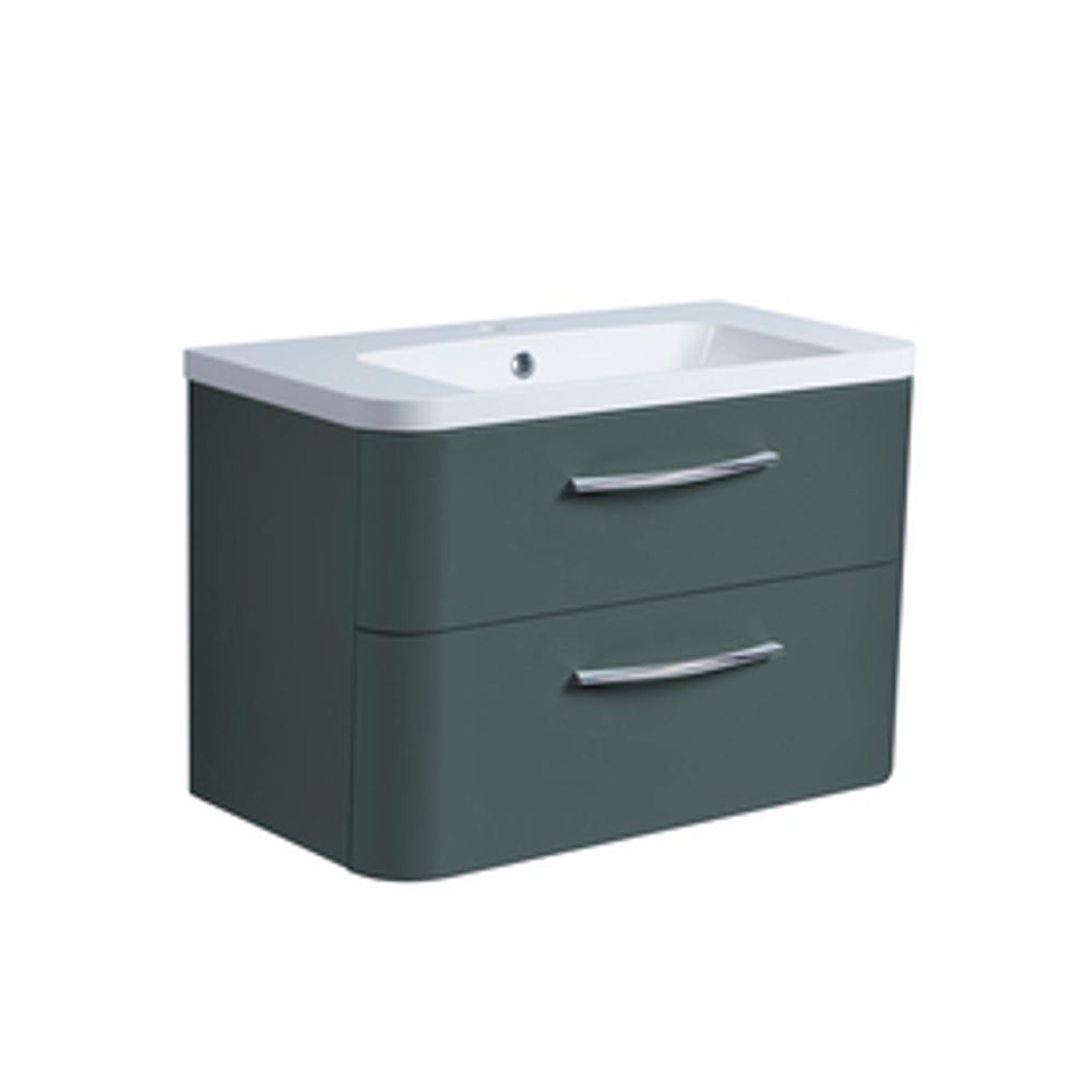 System 800 Wall Mounted Basin Unit Matt Juniper Green 1065208 slide image System 800 Wall Mounted Basin Unit Matt Juniper Green 1065208 slide image