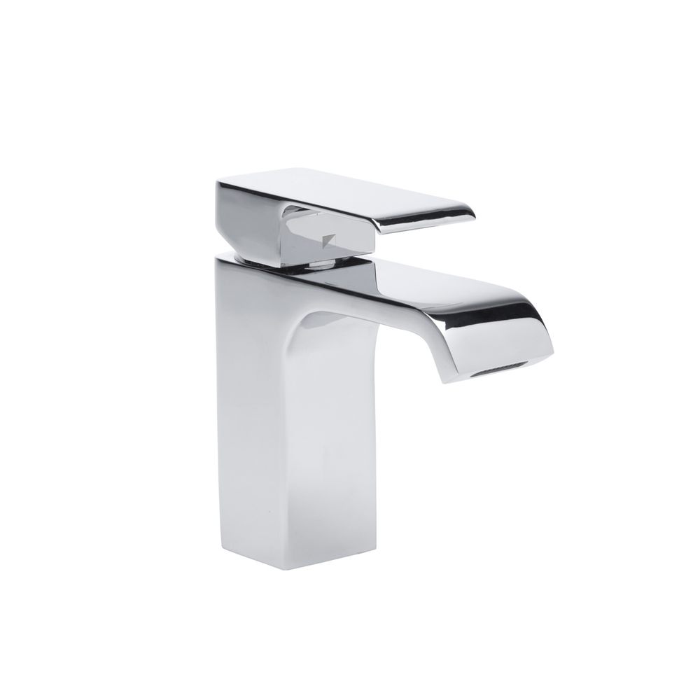 modern square style lever head basin mixer slide image