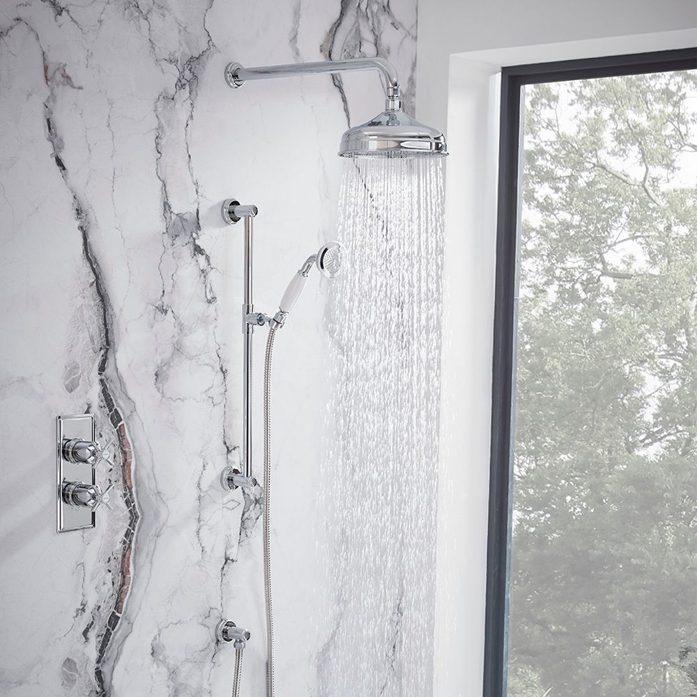 Tav Cheltenham 2 F shower water On lifestyle slide image