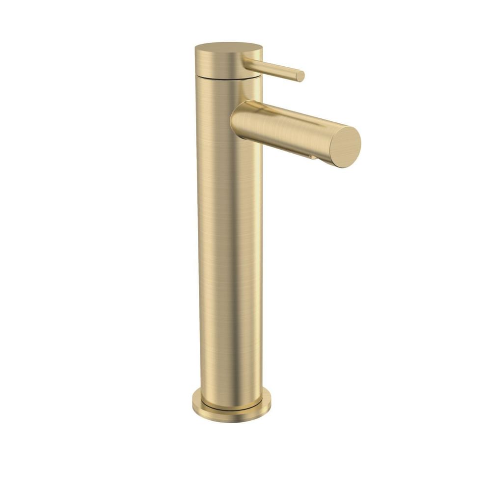 Anthem Tall Basin Mixer Brass 1016 slide image Anthem Tall Basin Mixer Brass 1016 slide image