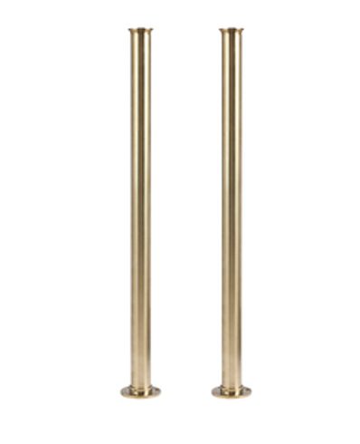 Traditional Stand Pipes Timeless Brushed Brass 1068154