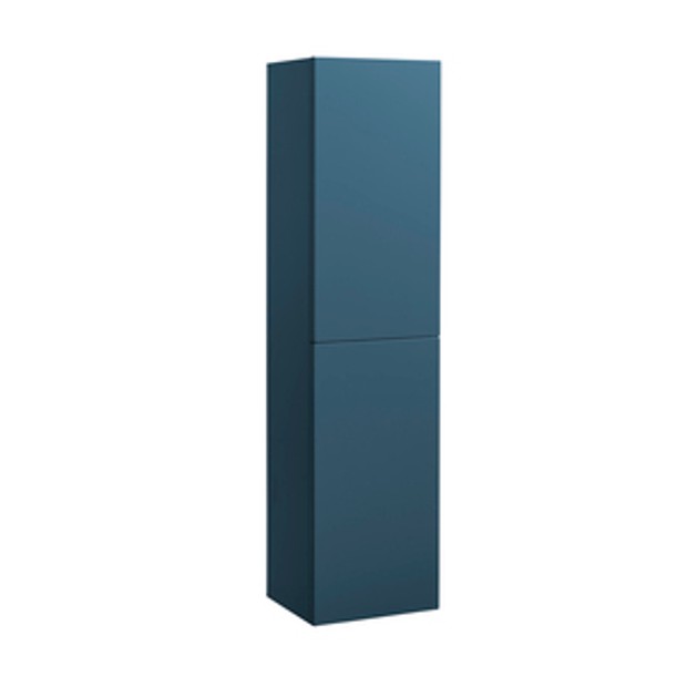 Two Door Bathroom Storage Column Matt Oxford Blue 1068207 Two Door Bathroom Storage Column Matt Oxford Blue 1068207