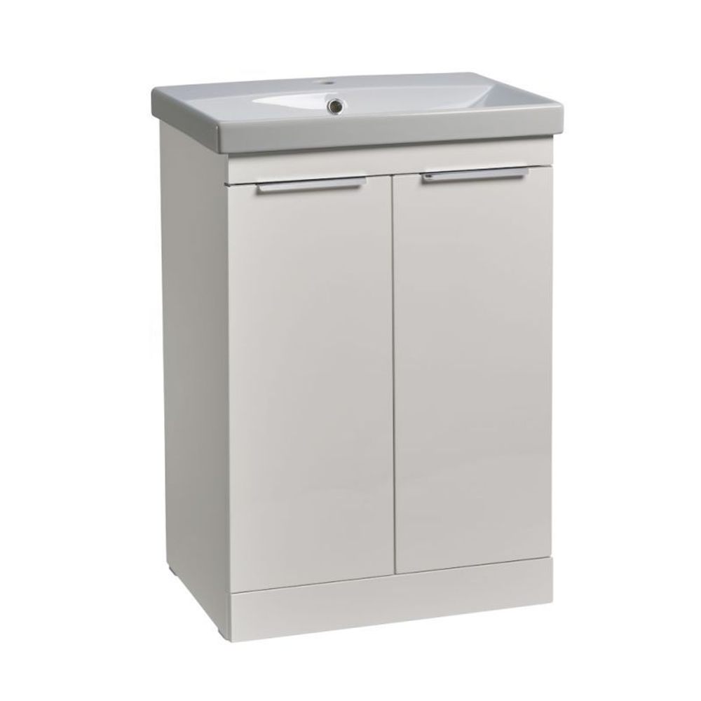 Type 600 Freestanding Vanity Unit - Gloss White | R2 Bathrooms
