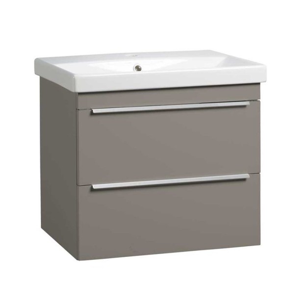 Type 600 wall mounted unit 2 drawers stone grey TY6012 ST