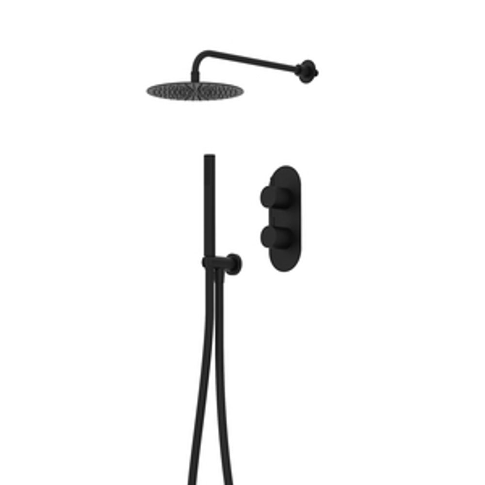 Unity Dual Function Concealed Shower System With Shower Head And Handset Outlet Black 1065362 slide image Unity Dual Function Concealed Shower System With Shower Head And Handset Outlet Black 1065362 slide image