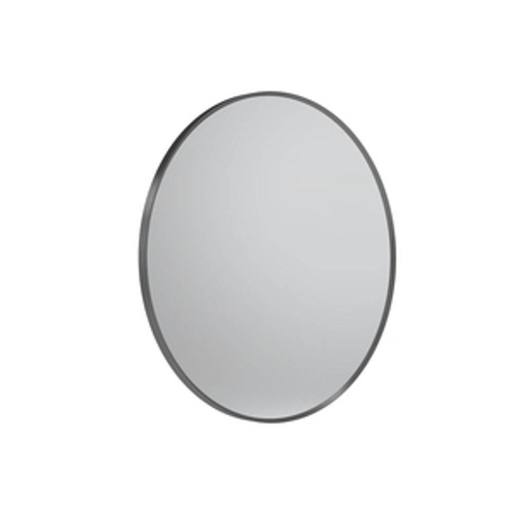 Verge Framed Circular Mirror 600 Gunmetal 1065360 slide image Verge Framed Circular Mirror 600 Gunmetal 1065360 slide image