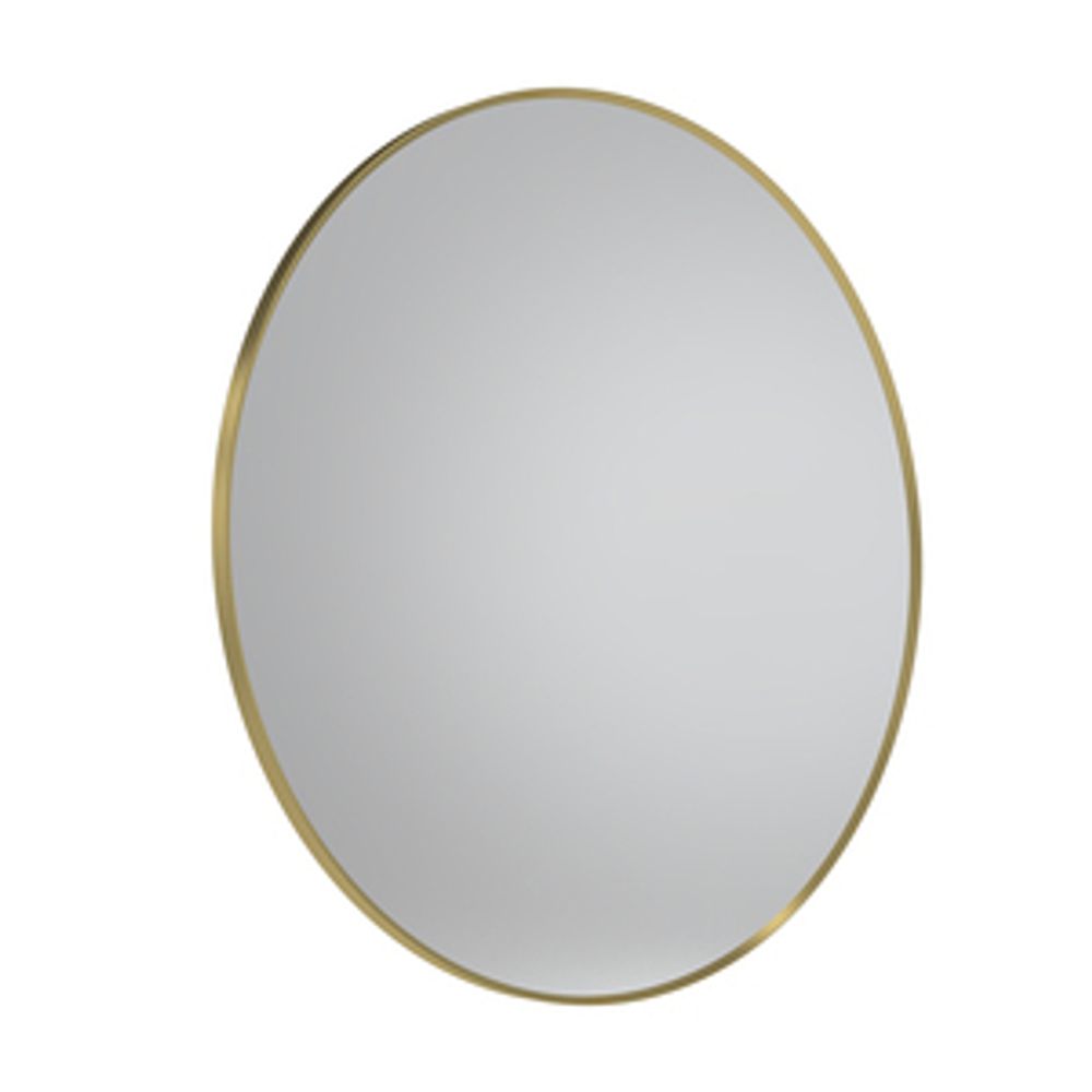 Verge Framed Circular Mirror 800 Brushed Brass 1065690 slide image Verge Framed Circular Mirror 800 Brushed Brass 1065690 slide image