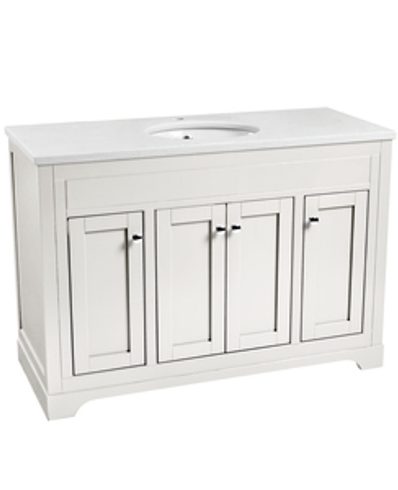 Widcombe 1200 Straight Vanity Unit Matt Canvas 1065629