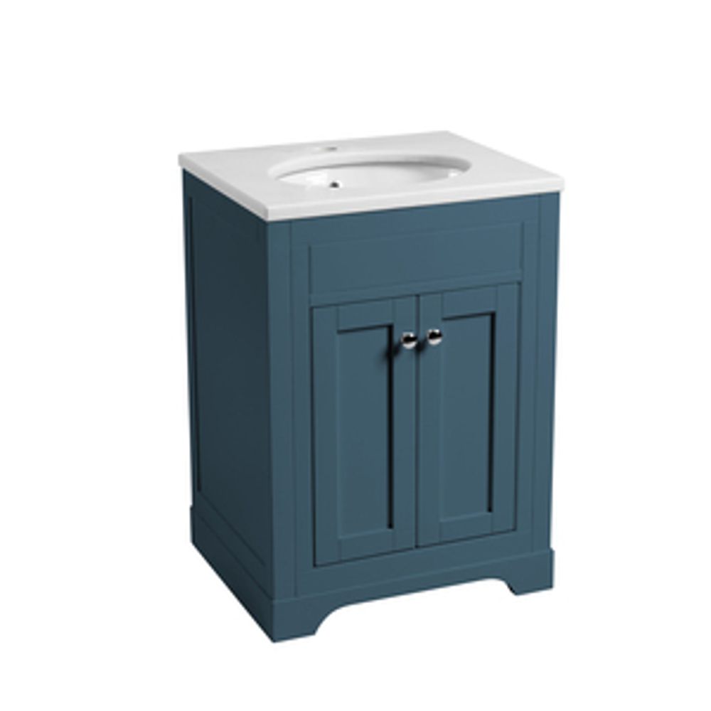 Widcombe 600 Freestanding Vanity Unit Matt Twilight 1065398 slide image Widcombe 600 Freestanding Vanity Unit Matt Twilight 1065398 slide image