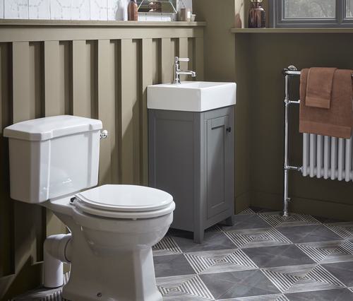 Widcombe Cloakroom Vanity Unit in Parchment Video