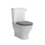 Widcombe Fully Enclosed WC WCCPAN2 with brass cistern flush WCCTNKBRS and pewter seat WSCTS03 SF slide image