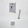chrome concealed bath shower diverter valve slide image