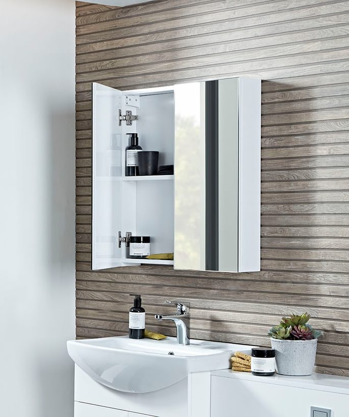 White observe cabinet open lifestyle White observe cabinet open lifestyle