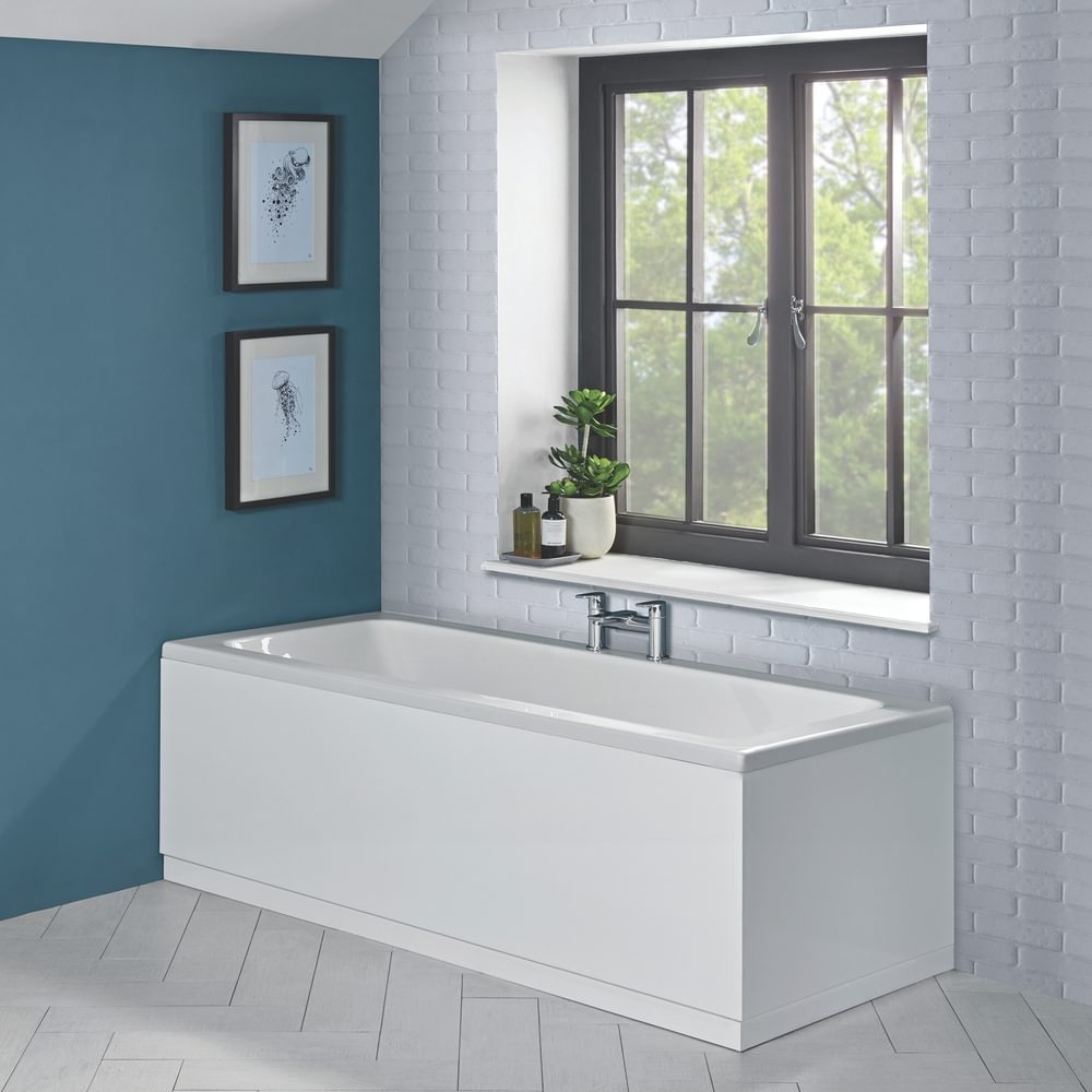 Helios Gloss White 1700mm MDF Panel & Plinth | Roper Rhodes Trade Solutions