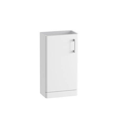 Pod 400 Floor Mounted Cloakroom Unit - Gloss White