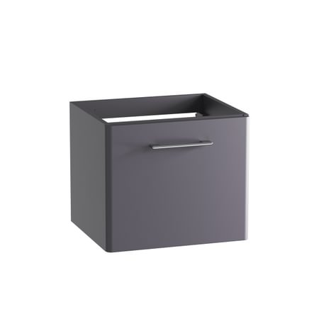 Pod 500 Wall Mounted Basin Unit - Matt Storm Grey