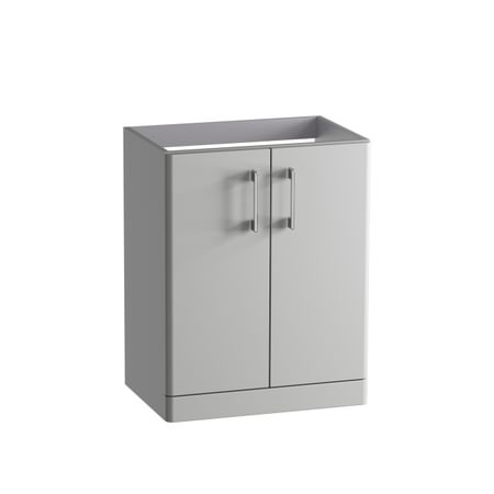 Pod 600 Floor Mounted Basin Unit - Matt Light Grey